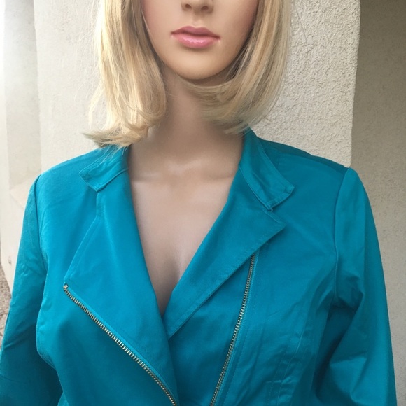 NWT Bob mackie blue jacket size S - Picture 8 of 8